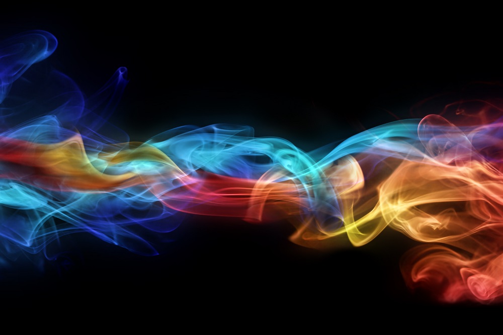 abstract image with multicolor swirls
