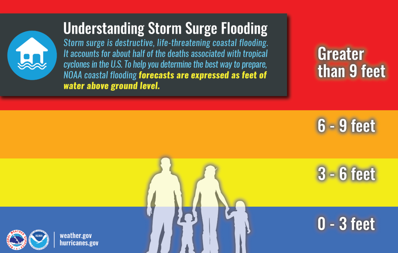 Public service announcement from NOAA/NWS regarding the impact of storm surge, the largest driver of fatalities in tropical cyclones. Source: NOAA/NWS.
