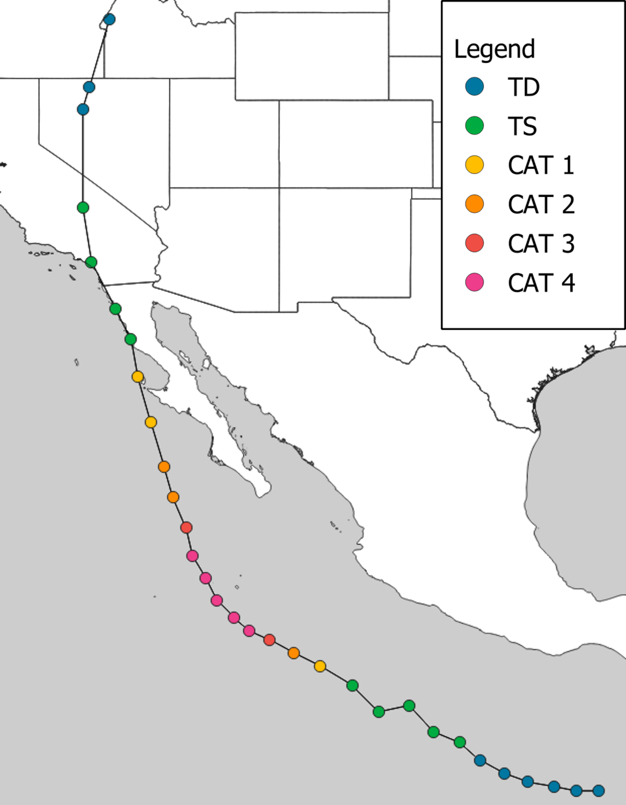 Hurricane Hilary path: Storm grows to Category 4 in Pacific