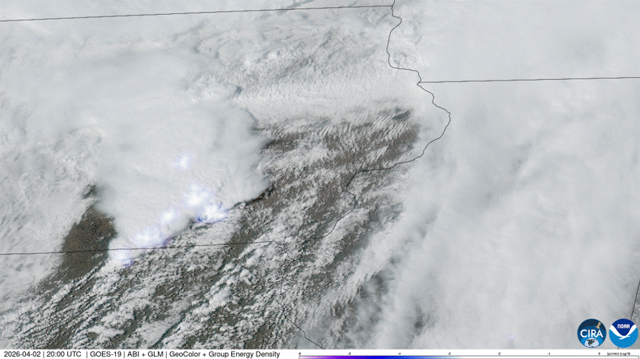 CIRA GOES-19 Geocolor Satellite Loop