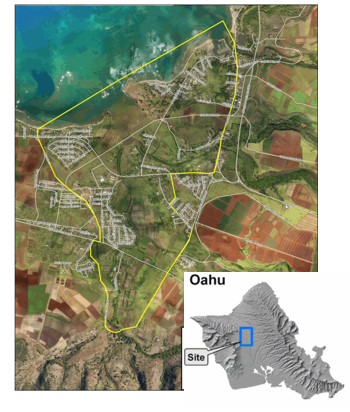 Wahiawa Dam Evacuation Zone Source: Dam Inventory System, Hawaii Department of Land and Natural Resources