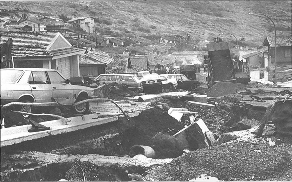 Hawaii Army National Guard repaired flood eroded Kahena Street. Source: The State of Hawaii Department of Defense